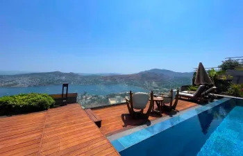 Panoramic Bay and Sea view villa in Gundogan Bodrum